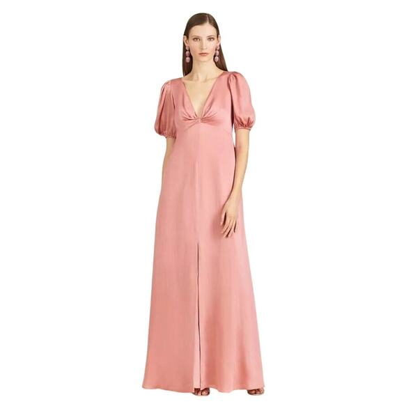 Sachin & Babi Allie Rouge Short Sleeve Gown Size 6 - Picture 1 of 12